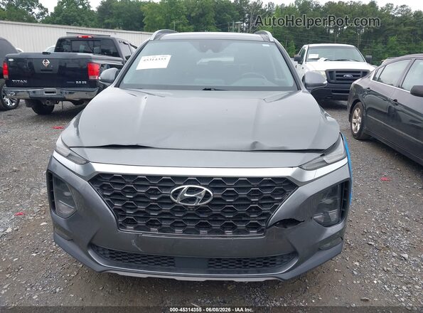 5NMS53AAXKH016406 2019 HYUNDAI SANTA FE Gray Widok zestawu wskaźników