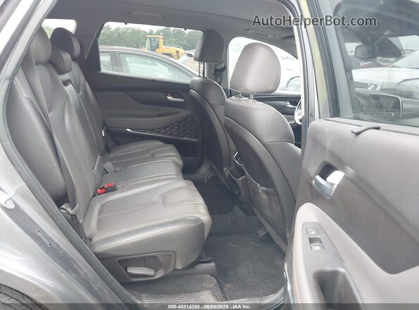 5NMS53AAXKH016406 2019 HYUNDAI SANTA FE Gray Widok naklejki z numerem VIN