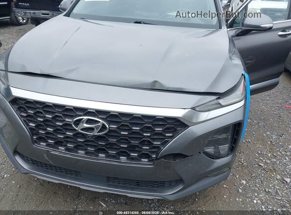 5NMS53AAXKH016406 2019 HYUNDAI SANTA FE Gray Widok z przodu