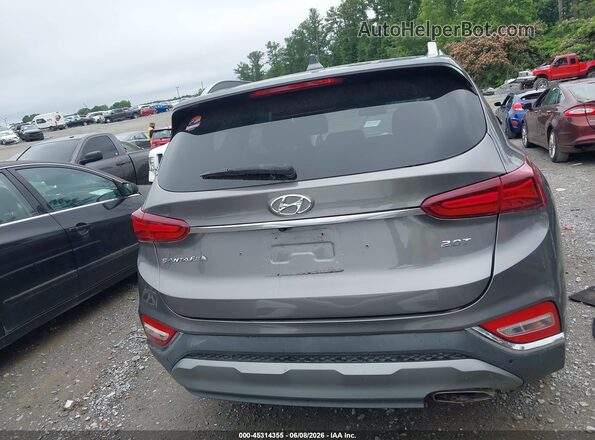 5NMS53AAXKH016406 2019 HYUNDAI SANTA FE Gray 