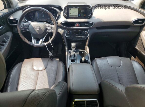 5NMS53AAXKH021010 2019 HYUNDAI SANTA Серебряный Вид панели приборов