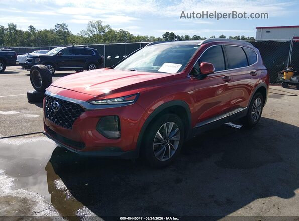 5NMS53AD0KH006185 2019 HYUNDAI SANTA FE Orange Front left