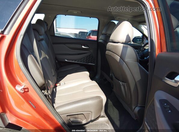 5NMS53AD0KH006185 2019 HYUNDAI SANTA FE Orange VIN sticker view