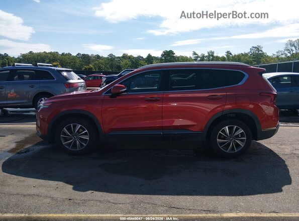 5NMS53AD0KH006185 2019 HYUNDAI SANTA FE Orange 360 interior view