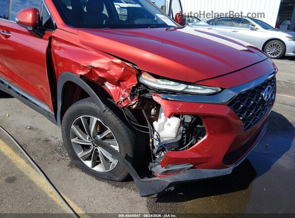 5NMS53AD0KH006185 2019 HYUNDAI SANTA FE Orange Front view