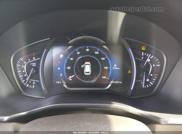 5NMS53AD0KH006185 2019 HYUNDAI SANTA FE Orange Rear seats view