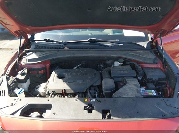 5NMS53AD0KH006185 2019 HYUNDAI SANTA FE Orange Rear view