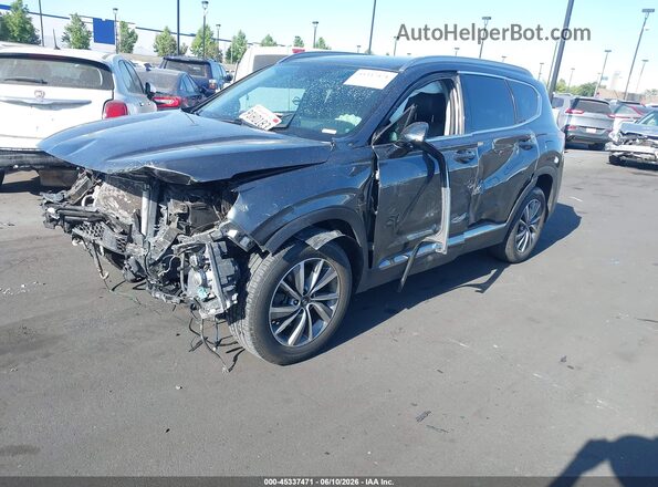 5NMS53AD2LH188408 2020 HYUNDAI SANTA FE Gray Передня ліва чверть