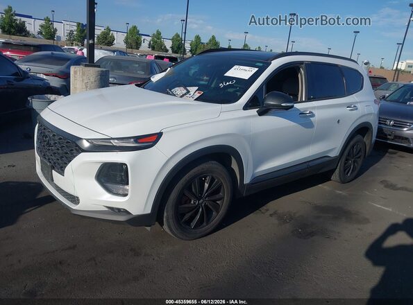 5NMS53AD2LH235419 2020 HYUNDAI SANTA FE White Przód lewy
