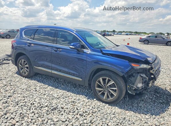 5NMS53AD3LH298710 2020 HYUNDAI SANTA Blue Delantero derecho