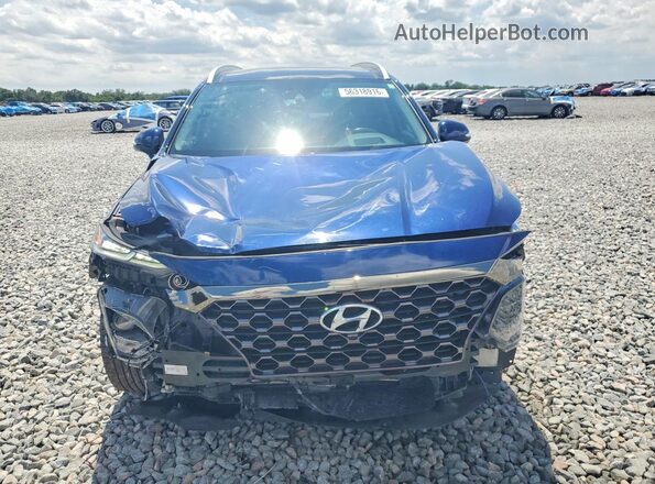 5NMS53AD3LH298710 2020 HYUNDAI SANTA Blue Vista frontal