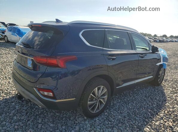 5NMS53AD3LH298710 2020 HYUNDAI SANTA Blue Trasero derecho