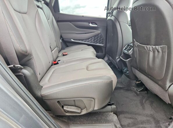 5NMS53AD4KH122084 2019 HYUNDAI SANTA Gray Вид задньої частини салону