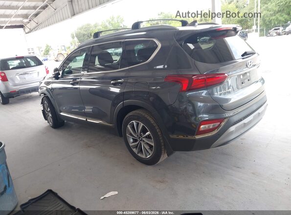 5NMS53AD4LH223398 2020 HYUNDAI SANTA FE Gray Հետևի ձախ