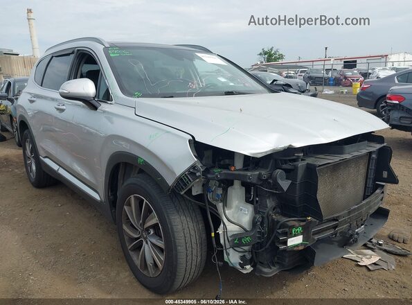 5NMS53AD5KH034578 2019 HYUNDAI SANTA FE Silver Widok z przodu