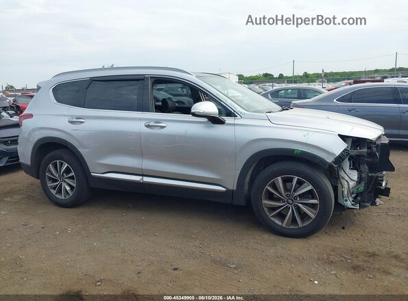 5NMS53AD5KH034578 2019 HYUNDAI SANTA FE Silver Widok wnętrza z tyłu
