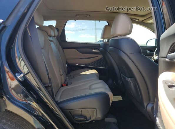 5NMS53AD7LH250269 2020 HYUNDAI SANTA Black Вид задньої частини салону