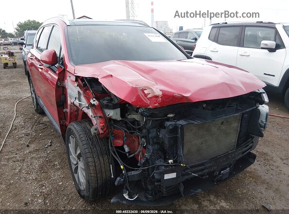 5NMS53ADXLH277840 2020 HYUNDAI SANTA FE Red Դիմացի տեսք