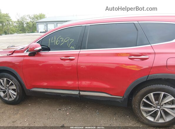 5NMS53ADXLH277840 2020 HYUNDAI SANTA FE Red Սալոնի 360 աստիճան տեսք