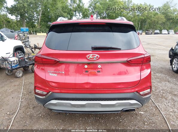 5NMS53ADXLH277840 2020 HYUNDAI SANTA FE Red 