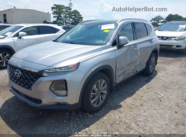 5NMS53ADXLH279409 2020 HYUNDAI SANTA FE Silver Առջևի ձախ երեք քառորդ տեսարան