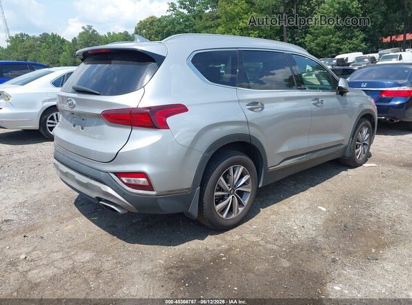5NMS53ADXLH279409 2020 HYUNDAI SANTA FE Silver Հետևի աջ