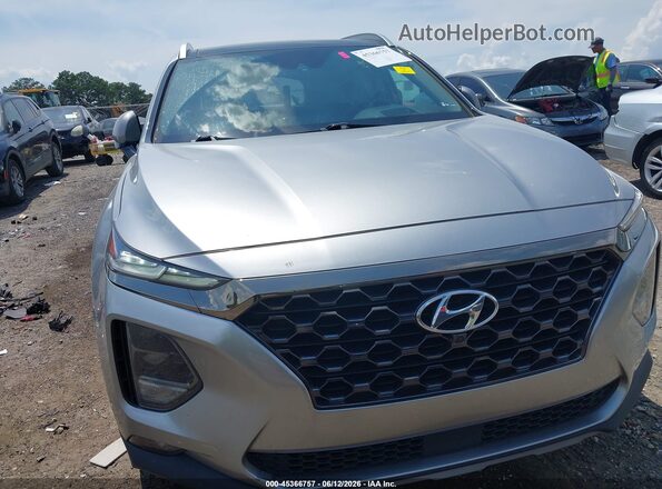 5NMS53ADXLH279409 2020 HYUNDAI SANTA FE Silver Սարքավորումների վահանակի տեսք