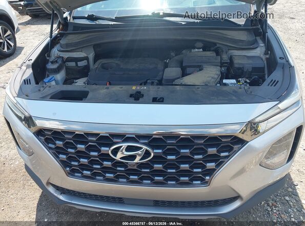 5NMS53ADXLH279409 2020 HYUNDAI SANTA FE Silver Հետևի տեսք