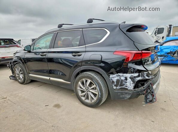 5NMS53ADXLH293987 2020 HYUNDAI SANTA Черный Задняя левая четверть