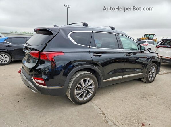 5NMS53ADXLH293987 2020 HYUNDAI SANTA Черный Задняя правая четверть