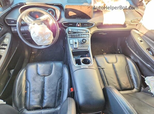5NMS54AL3NH429506 2022 HYUNDAI SANTA Gray Dashboard view