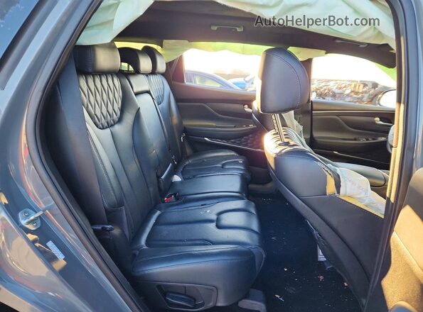 5NMS54AL3NH429506 2022 HYUNDAI SANTA Gray Rear interior view