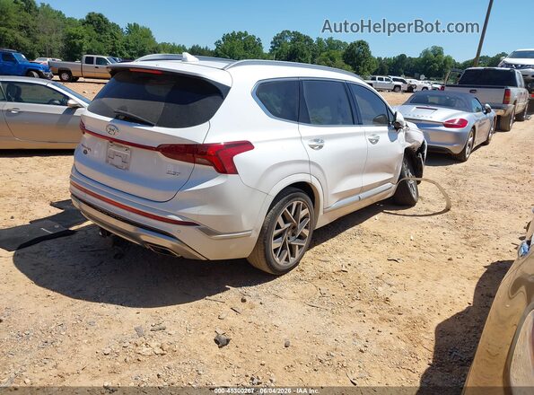 5NMS54AL4NH444371 2022 HYUNDAI SANTA FE White Հետևի աջ