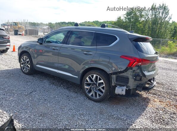 5NMS54ALXNH415165 2022 HYUNDAI SANTA FE Gray Задня ліва чверть