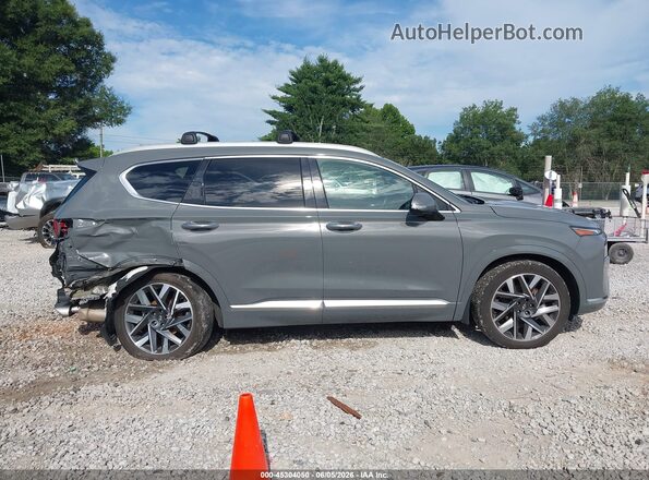 5NMS54ALXNH415165 2022 HYUNDAI SANTA FE Gray Панорамний вид салону 360°