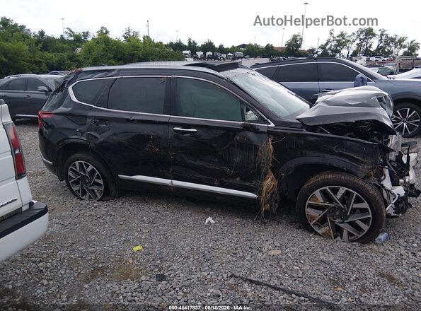 5NMS54ALXPH603493 2023 HYUNDAI SANTA FE Черный Вид задней части салона