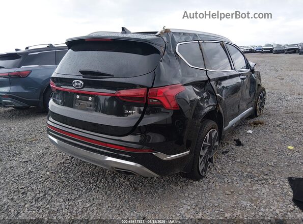 5NMS54ALXPH603493 2023 HYUNDAI SANTA FE Черный Задняя правая четверть