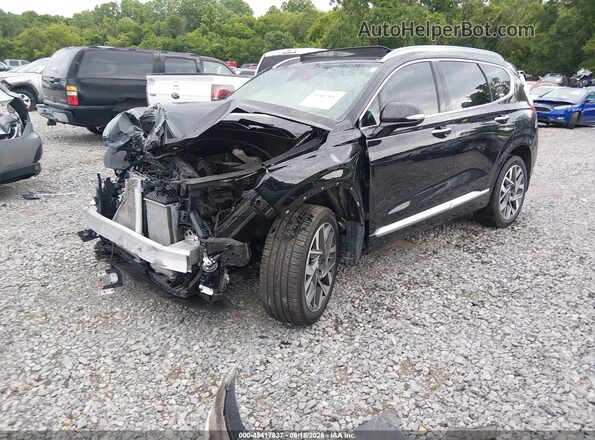 5NMS54ALXPH603493 2023 HYUNDAI SANTA FE Черный Передняя левая четверть