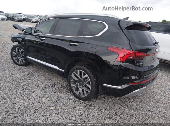 5NMS54ALXPH603493 2023 HYUNDAI SANTA FE Черный Задняя левая четверть