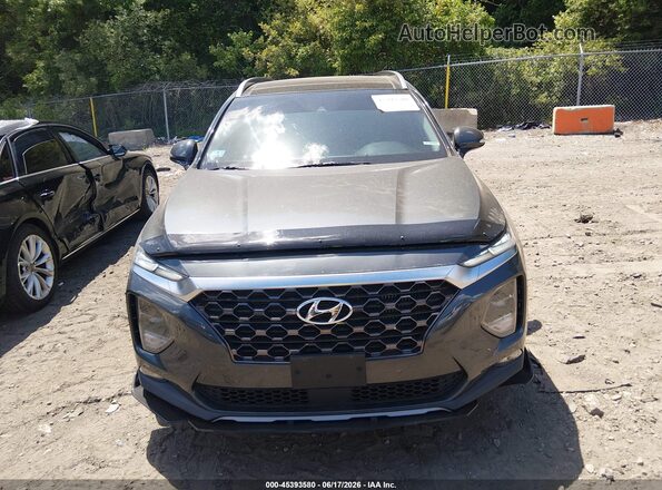 5NMS5CAA1KH106480 2019 HYUNDAI SANTA FE Серый Вид задней части салона