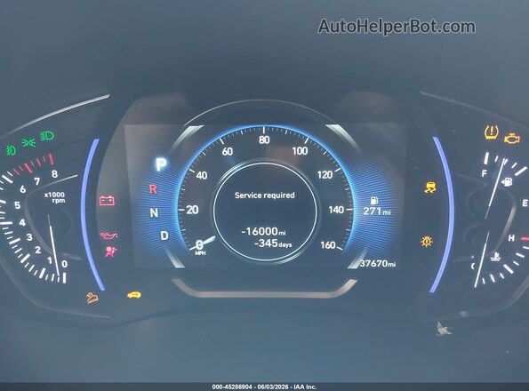 5NMS5CAA2LH286148 2020 HYUNDAI SANTA FE Dark Blue Հետևի նստատեղերի տեսք