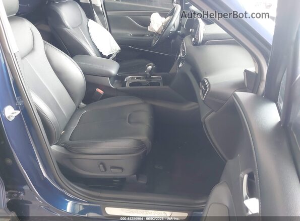 5NMS5CAA2LH286148 2020 HYUNDAI SANTA FE Dark Blue Սալոնի դիմացի տեսք