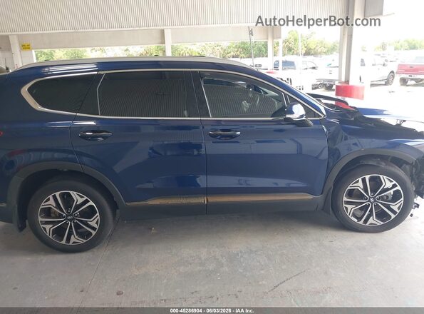 5NMS5CAA2LH286148 2020 HYUNDAI SANTA FE Dark Blue Սալոնի 360 աստիճան տեսք