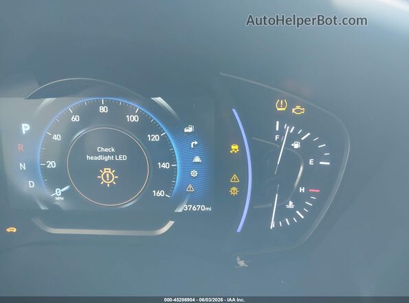 5NMS5CAA2LH286148 2020 HYUNDAI SANTA FE Dark Blue 