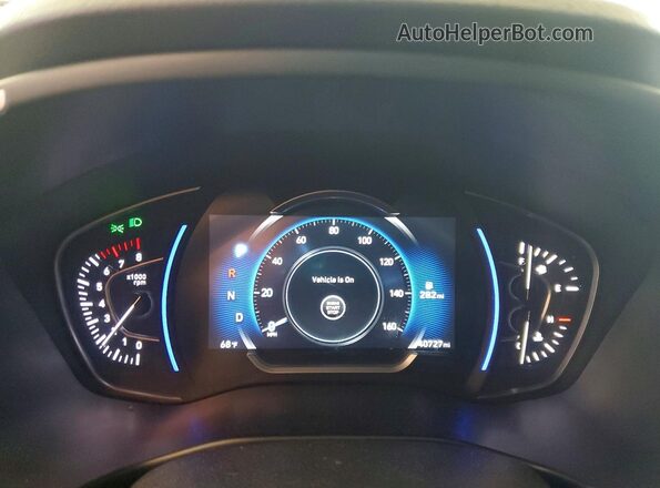 5NMS5CAA3LH287194 2020 HYUNDAI SANTA Silver Vista del cuadro de instrumentos