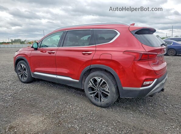 5NMS5CAA4KH105288 2019 HYUNDAI SANTA Red Tył lewy