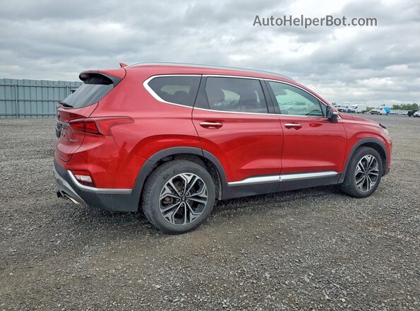 5NMS5CAA4KH105288 2019 HYUNDAI SANTA Red Tył prawy
