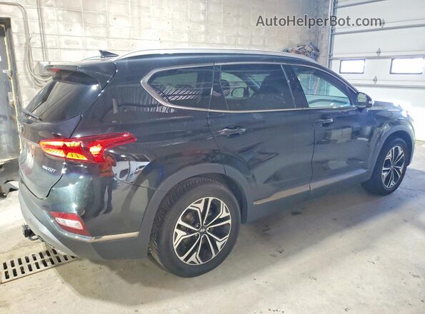 5NMS5CAA5KH048776 2019 HYUNDAI SANTA Черный Задняя правая четверть