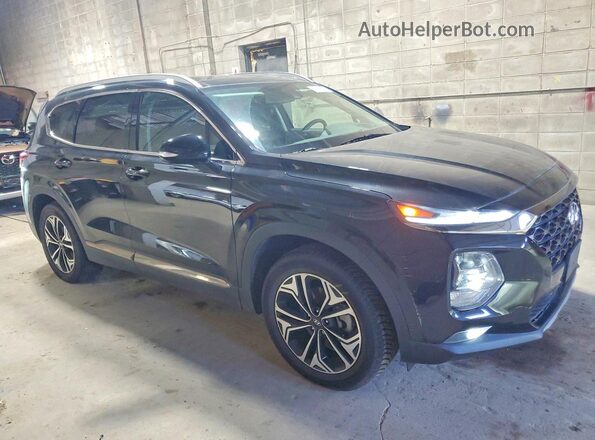 5NMS5CAA5KH048776 2019 HYUNDAI SANTA Черный Передняя правая четверть