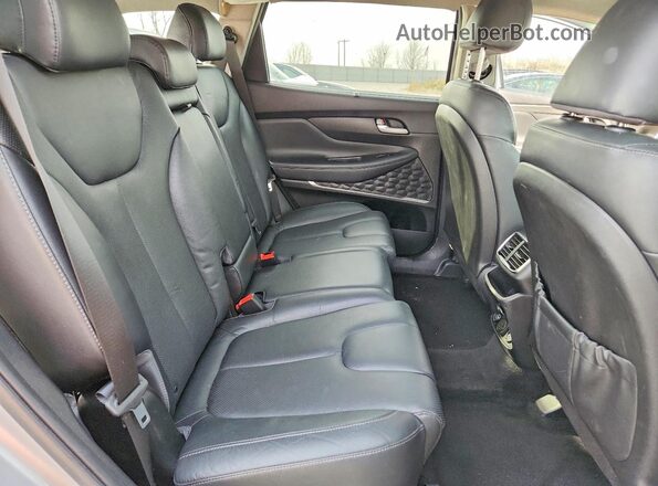5NMS5CAA5KH069286 2019 HYUNDAI SANTA Silver Vista de los asientos traseros